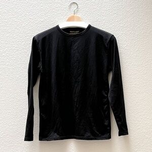 ❤️Thermajohn - Long Sleeve Black Thermal Base Layer Top - S